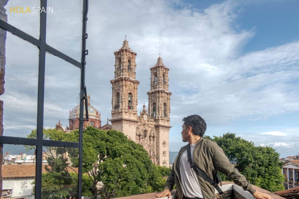 Adult Spanish language student in Spain